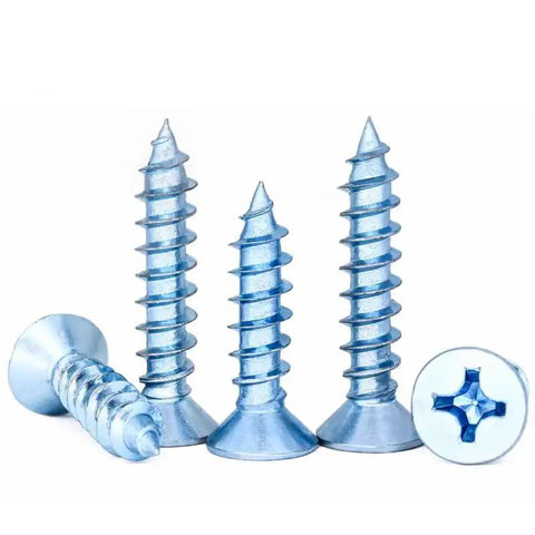 Heavy Duty Zinc Plated Flat Head Wood Screws With Drywall Anchors Built Like A Tank 385 Piece Assortment Kit for furniture assembly