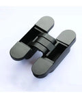 Black 180 Degree Zinc Alloy 3D Adjustable Invisible Hidden Door Hinge For Heavy Doors Built To Last Concealed Screws Heavy Duty
