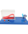 Portable Wind Tunnel Lab Kit For Wing Lift Experiments Hands On Aircraft Aerodynamics Model With Blower And Stable Metal Stand.
