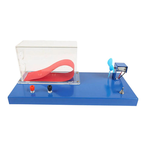 Portable Wind Tunnel Lab Kit For Wing Lift Experiments Hands On Aircraft Aerodynamics Model With Blower And Stable Metal Stand.