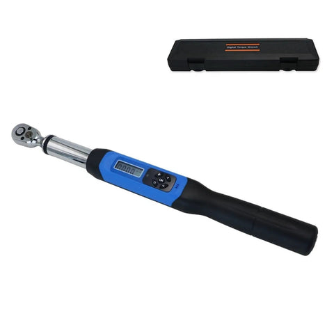 GenSDH 1/2 Inch Digital Torque Wrench Adjustable Electric Torque Meter For Bike Car Repair High Precision With Buzzer Peak Hold Mode Easy To Read Display Accurate For Mechanics And Diy Enthusiasts Quick Response Time