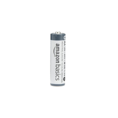 Single AA battery from 40 Pack AA Alkaline Batteries 1.5 Volt With Long Lasting Power And Five Year Shelf Life For Remotes Wireless Mice.