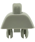 Two Pack Grey Sun Visor Hook Clips For 2012 2013 2014 2015 VW Passat Replacement 6R0-857-561-Y20 Durable Plastic Mounts