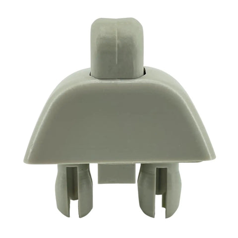 Two Pack Grey Sun Visor Hook Clips For 2012 2013 2014 2015 VW Passat Replacement 6R0-857-561-Y20 Durable Plastic Mounts