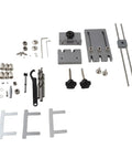 Rock Solid 3 in 1 Woodworking Self Centering Doweling Jig Kit With Adjustable Guide And Clamp For Precise Hole Alignment And Tough Joint Construction Using 6mm 8mm 10mm 15mm Bits, aluminum alloy parts