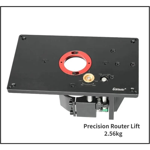 Precision Router Lift Table engineered for daily shop grind with rugged aluminum alloy frame, 250x150mm size.