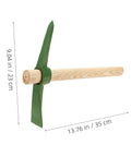 Durable Steel Garden Pickaxe Handle Handheld Tool For Soil Digging Weeding Root Removal And Transplanting In Vegetable Gardens