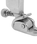 Pro-Grade Presser Foot For Industrial Lockstitch Sewing, Easy To Use And Durable Metal Foot, P952 Quilting Feed Walking Foot Fits Most Industrial Machines, Heavy-Duty Sewing Accessory For Professional Craft Projects, silver metal presser foot close-up