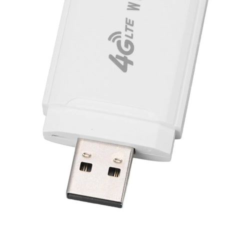 Slick Portable 4G LTE Mobile WiFi Router With All Day Juice Compact Design For Travel Office Home European Coverage High Speed Wireless Hotspot USB Powered SIM Card Ready On The Go close-up of USB end