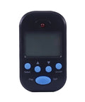 Clip On Digital Metronome Pocket Beat Tool for Guitar Piano Violin with LCD display, black with blue buttons for easy use