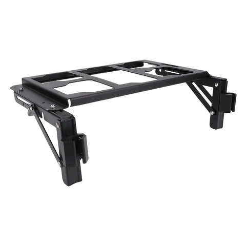 Aluminum Toolbox Side Panel With Folding Storage Tray For Modular Tool Systems Locking Flip Out Panel For Truck Or Wall Mount Built Tough Aluminum Construction