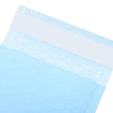 Milk Blue Bubble Mailers 11x15 Plus 4 Inch Self Seal Padded Envelopes for Biz Shipping Durable Protective Mail Bags