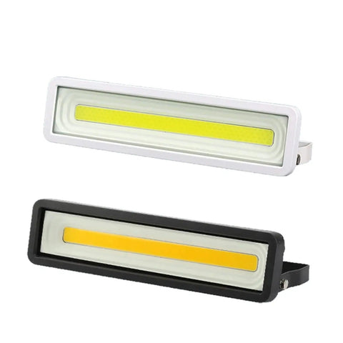 JUDYSSY 220 Led Flood Llight 50W Ip65 Waterproof Landscape Outdoor Housing Garden Lighting Wall Lamp in white and black colors.