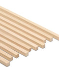 Premium Square Wood Dowel Rods For Serious Crafting And Diy Woodworking Projects Hella Durable 3/8 Inch By 18 Inch Natural Craft Sticks ready to paint.
