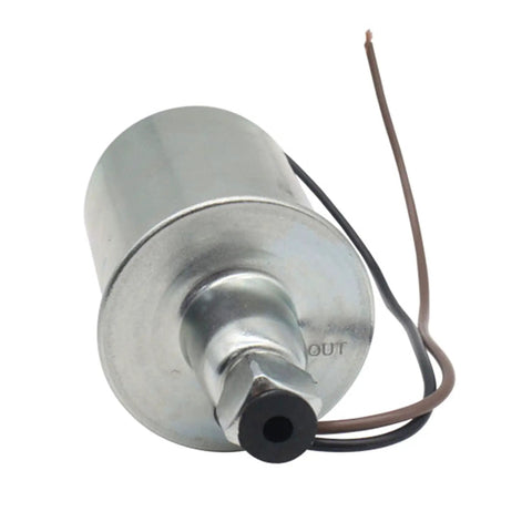 Universal 12V Electric Fuel Pump Inline External 2.5-4.5 PSI With 5/16 Inch Hose Fits Gas Diesel Marine Carburetors and Small Engines E8016S