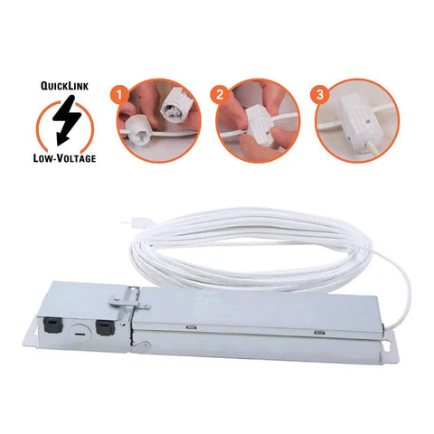 QuickLink low-voltage cable and driver for 6 Inch QuickLink Canless LED Downlights With Selectable CCT 2700K 3000K 3500K 4000K 5000K