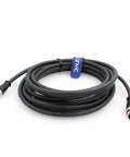 M12 8 Pin Male To Female Sensor Connector Cable Waterproof A Code shielded cable for industrial automation, 5m length, rolled view