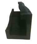 Flexible Milling Machine Guard Dust Cover Shield With PVC Plate for oil water dust protection showing tri-proof nylon bellows