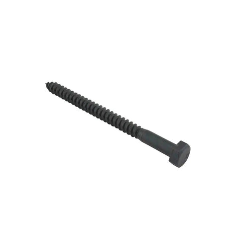 Rock Solid 5/16 Inch By 4 Inch Hex Head Lag Bolts Forged From Black Zinc Plated Steel To Stand Up To Weather And Wear Without Giving An Inch On Any Construction Project