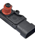 Map Sensor Replacement For 1998-2003 S10, 2002-2007 Trailblazer, 2002-2007 GMC Envoy, 2004-2007 Cadillac CTS, 2004-2007 Malibu, 2006-2008 Chevy Impala Engine Management Direct Fit black plastic MAP sensor with red connector