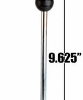 30 Inch Heavy Duty Sheet Metal Hand Brake Bender lever, detailed view showing 9.625-inch handle