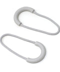 10 Pack Heavy Duty U Shape Zipper Pulls For Backpacks Luggage And Clothes With Nylon Rubber Grip 3Mm Cord Replacement Zips In Gray