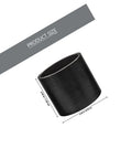 Heavy Duty Silicone Hose Coupler Connector Hydraulic Systems Black Rubber Fitting Durable Easy Install Swap Out Secure Connection 3.34 x 2.95 in