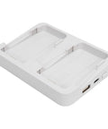 60W Dual Battery Drone Charger 2 In 1 Charging Hub with USB ports, white