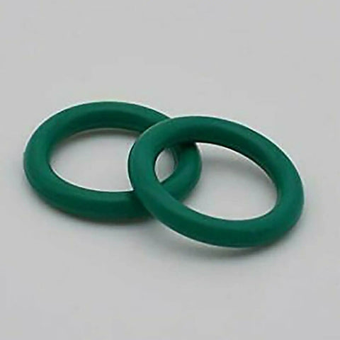 Two green O-rings for Heavy Duty Heat Resistant #10 Glass Cups And O-Rings For SR WP 17 18 26 And WP 9 20 TIG Welding Torches.