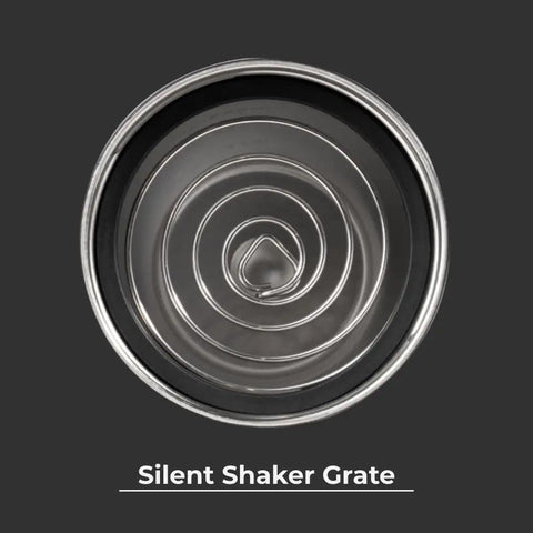 Silent shaker grate from the Vacuum Insulated Protein Shaker Bottle Built For Totally Dead Silent Mixing And Sweat Proof Shell.