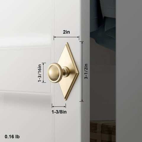 Slick Champagne Bronze Cabinet Knobs Pairing Fresh Rhombus Backplates With Fluted Dome Heads Brings Top Shelf Style To Your Kitchen Remodel Or Bathroom Refresh Alongside Three And A Half Inch Size Including A Set Of Six Go To Picks with dimensions.