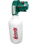 1 HP Wall Hanging Dust Collector For Woodworking Shops With A 4 Inch Inlet And A 13 And A Half Inch Dust Bag Prewired 110V Balanced