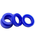 Premium Badass 5pcs ID 20 to 30 mm Durable Polyurethane Hydraulic Cylinder Oil Sealing Gaskets For UN Type And Radial Shaft Mechanical Seal 25X43X6mm Heavy Duty Kickass Style Keeps It Tight So You Will Not Forget Buying These Seals Right Now. blue polyurethane hydraulic oil seals for cylinder, 25x43x6mm, 5-piece set