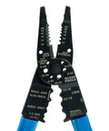 8 Inch Long Nose Wire Cutter Multi Tool With Wire Stripper And Crimper For Electricians, Narrow Serrated Pliers