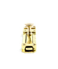 Front view of 6 Inch Brass Slide Bolt Door Latch With Mounting Hardware For Interior Or Exterior Doors Heavy Duty Rust Resistant Smooth Sliding Easy Install