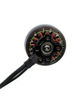 2506 1500KV and 1850KV brushless drone motor showing internal wiring and titanium shaft for FPV racing quad