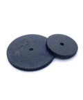 Heavy Duty Motor Pinion Gear Set 0.5M Pitch With 20 38 55 70 80 100 120 Teeth 5mm Shaft Spur Gear For DIY Motors And Gearboxes Low Noise And Wear Resistant, showing side-by-side gears