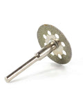 Go To Mini Diamond Cutting Discs For Rotary Tools Ultra Thin Diamond Blades For Gemstone Glass Tile Metal Cutting Includes Mandrels