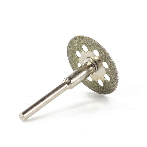 Go To Mini Diamond Cutting Discs For Rotary Tools Ultra Thin Diamond Blades For Gemstone Glass Tile Metal Cutting Includes Mandrels