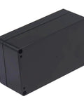 Side view of IP65 Waterproof Junction Box For DIY Electronics Projects In ABS Plastic Built Tough Weatherproof Enclosure Black Electrical Box 6.22 X 3.54 X 2.36 Inches For Outdoor Indoor Wiring Dust And Rain Safe