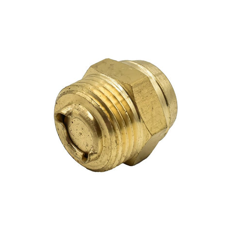 Air Compressor Cold Start Valve 3/8 Inch NPT Brass Bleeds Head Air At Startup To Cut Torque Closes At 25 PSI 2.5 SCFM Flow
