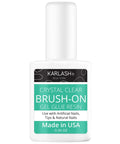 Crystal Clear Nail Repair Kit Snaps Back Broken Or Cracked Nails Fast No Fuss Quick Fix Using An Odor Free Non Toxic Dip Powder Tough As Nails Plus Water Resistant Shield in a 0.35 oz bottle.