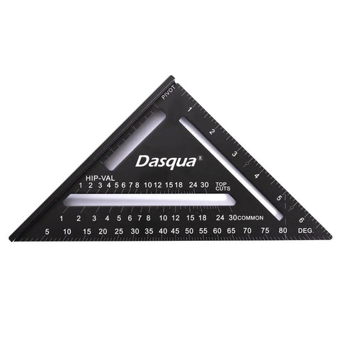 Pro Grade 5 Piece Black Marking Layout Tool Set For Precision Work CNC Machined with grounded faces and laser engraved scale.