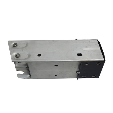 Tough Custom Fit Right Front Bumper Reinforcement Rail Extension Crush Can Bracket for Tesla Model 3, steel design, side view.