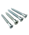 100 Pcs Wood Furniture Screws Set With Hex Drive Countersunk Head Confirmat Screws M7 X 70mm Stainless Steel