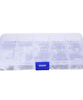 Top Notch Mini Self Tapping Screws With Rounded And Countersunk Cross Heads Crafted From Durable Stainless Steel in a storage box.