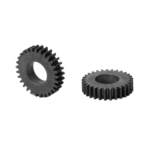 Hobbed Spline Shaft Worm Gear Set With Internal Spline Double Tooth For Radial Drill Motors Beefy High Torque Gear System