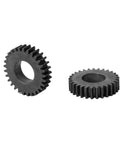 Pro Grade High Precision Hobbed Spline Shaft Worm Gear Set With Double Tooth Internal Spline for radial drill motors, pair view
