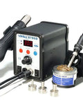 2 In 1 Pro Grade Soldering Rework Station With Hot Air Gun And Iron Digital Dual LCD Displays Precise Temperature Control Low Noise