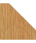 Wood sample showing 45-degree bevel cut, demonstrating Pro Grade Heavy Duty Chamfer Router Bit 2306 for clean edges.